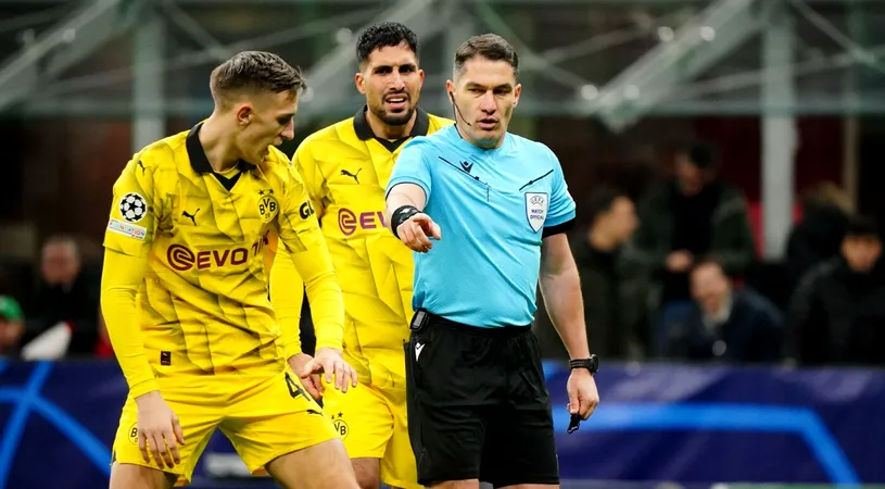 Istvan Kovacs, atacat dur după o decizie luată în duelul AC Milan - Borussia Dortmund din Champions League: „Niciodată în viața lui!”. Un campion mondial, scandalizat. VIDEO