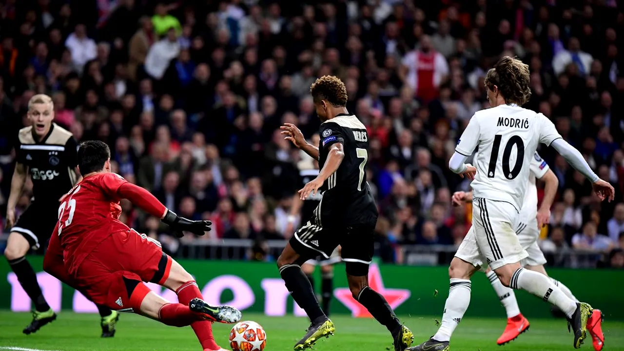 Liga Campionilor | Real - Ajax 1-4. Umilință istorică într-un meci nebun pe 