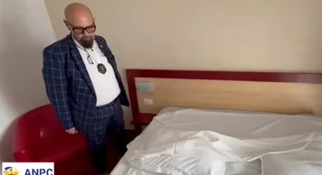 Piedone a intrat într-un hotel de 3 stele de pe litoral. Ce a găsut șeful ANPC pe pat, în cameră