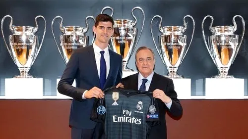 Courtois, prezentat oficial de Real. Declarația prin care i-a enervat pe fanii lui Atletico