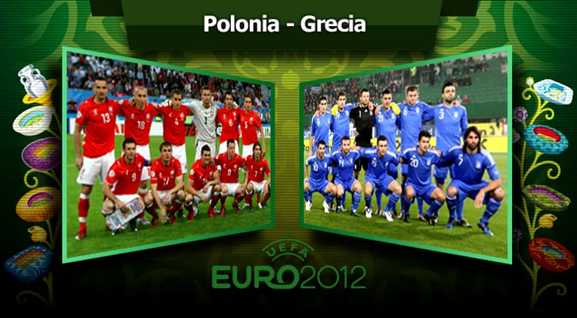 Început de criză Euro!** Polonia - Grecia 1-1, în Grupa A