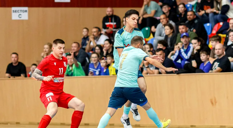 United Galați a luat o opțiunea serioasă pentru trofeul Ligii 1 de futsal, după încă un succes cu CFR Timișoara