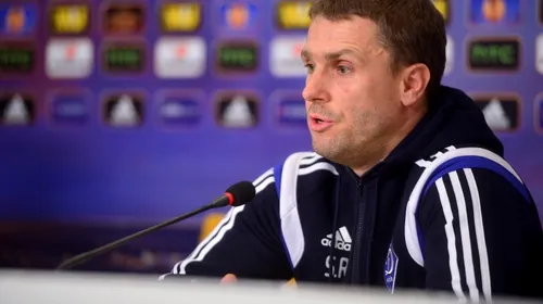Rebrov îi încurajează pe steliști: „A fost un meci dificil, Steaua e o echipă puternică” Ce spune despre faza penalty-ului