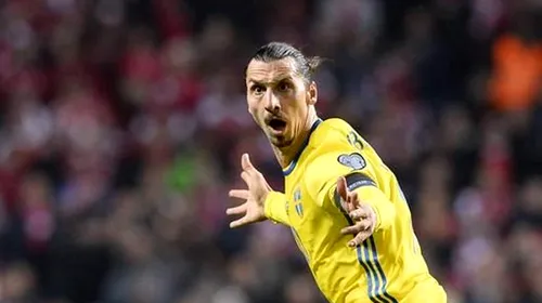 Zlatan lovește din nou. Ce a putut spune după calificarea Suediei în optimile Campionatului Mondial