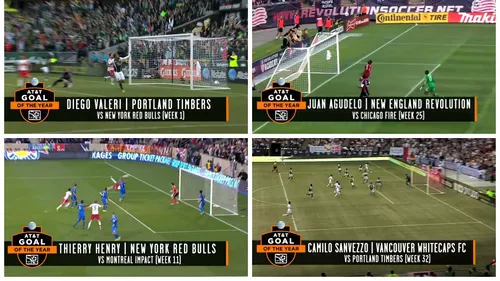 VIDEO - S-a stabilit golul sezonului în MLS! Vezi reușitele nominalizate și câștigătorul trofeului