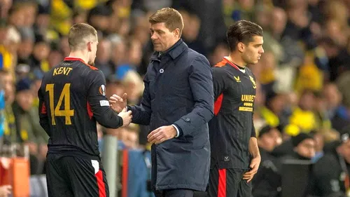 Ianis Hagi l-a impresionat pe Steven Gerrard după golul marcat pentru Rangers în Europa League: „Fantastic! A jucat superb!”