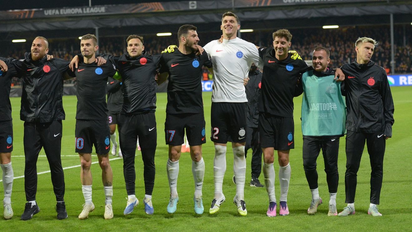 Ce nu s-a văzut la TV. Ce au făcut fanii jucătorii FCSB și ultrașii campioanei din Olanda, imediat după meci