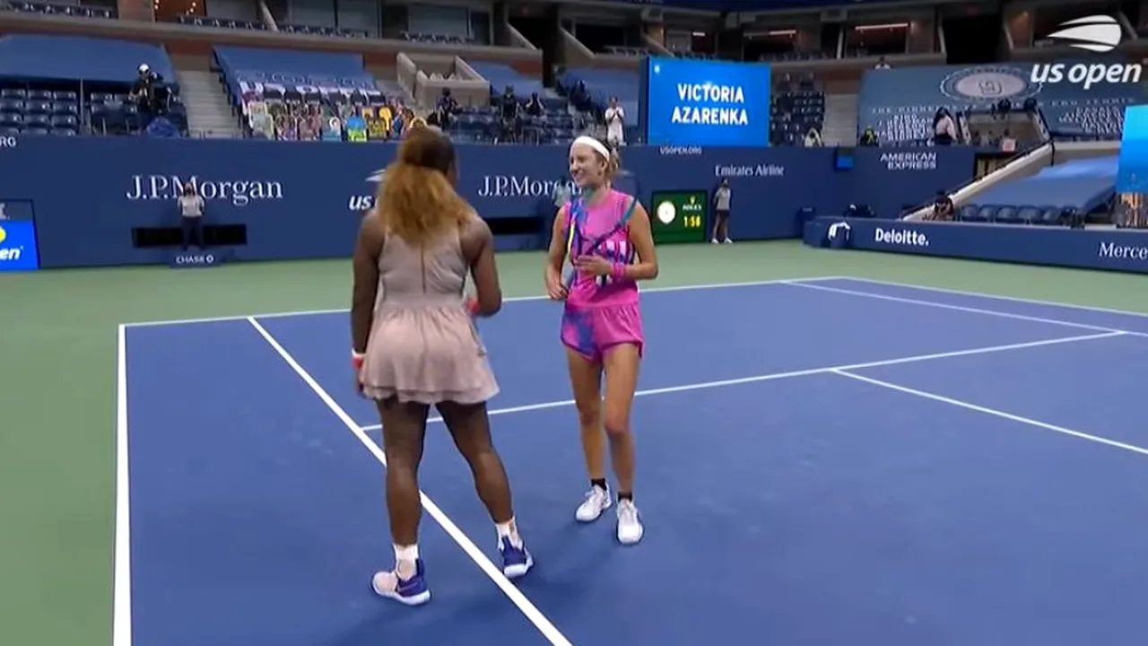 Serena Williams, eliminată de la US Open de Victoria Azarenka! Știm cine se va duela pentru trofeu | VIDEO