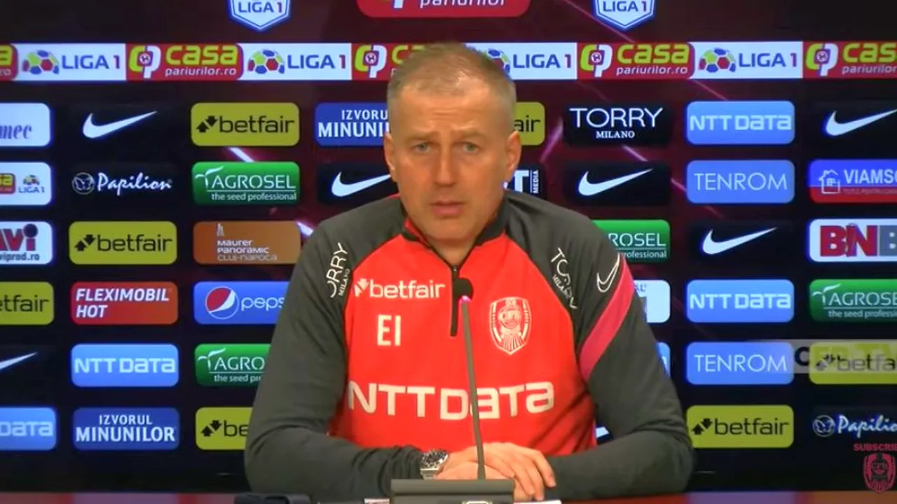 Edi Iordănescu pune presiune pe arbitri, înainte de Gaz Metan - CFR Cluj: „Am văzut practicile murdare!”. Mesaj și pentru cei de la FCSB | VIDEO