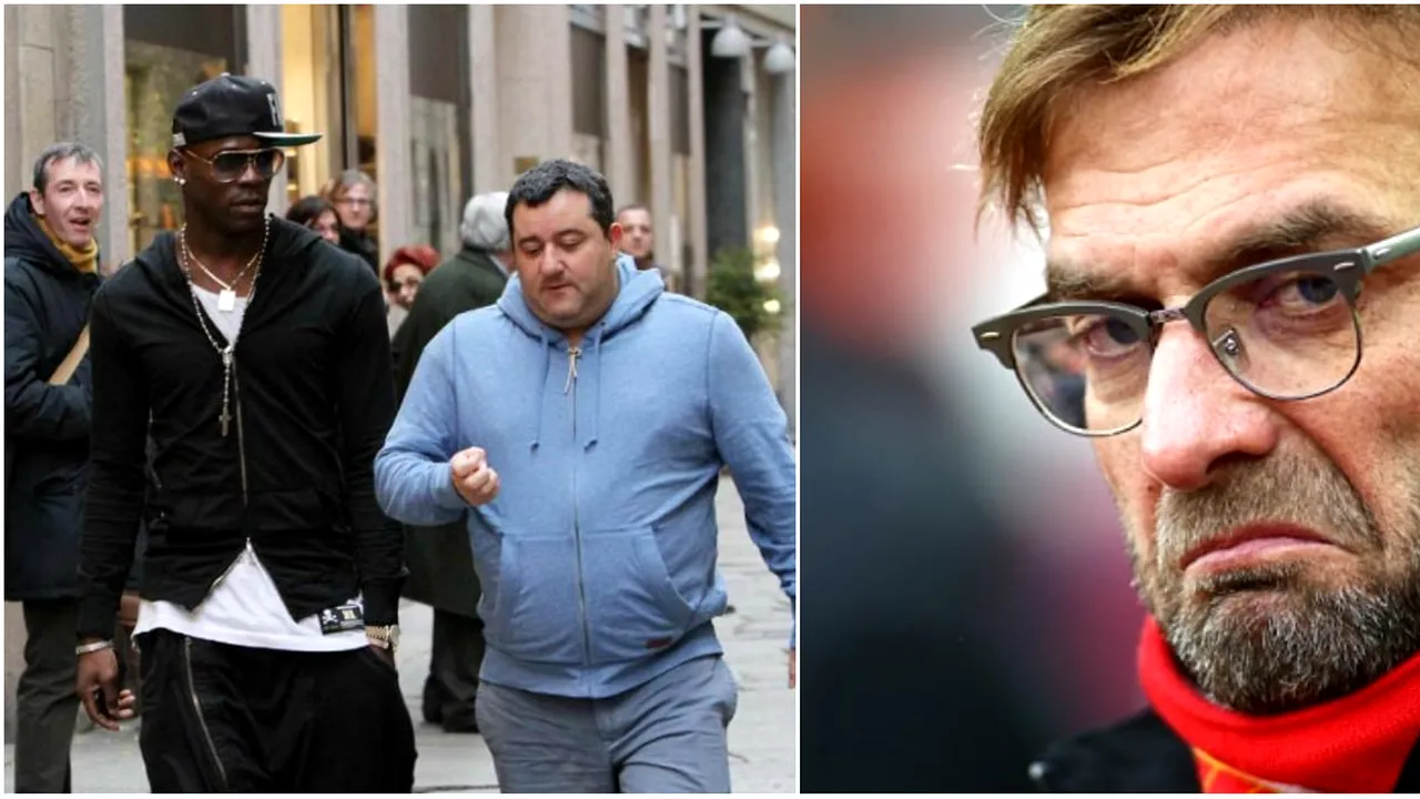 Război în fotbalul mare! Klopp, atacat suburban de superagentul Mino Raiola: 