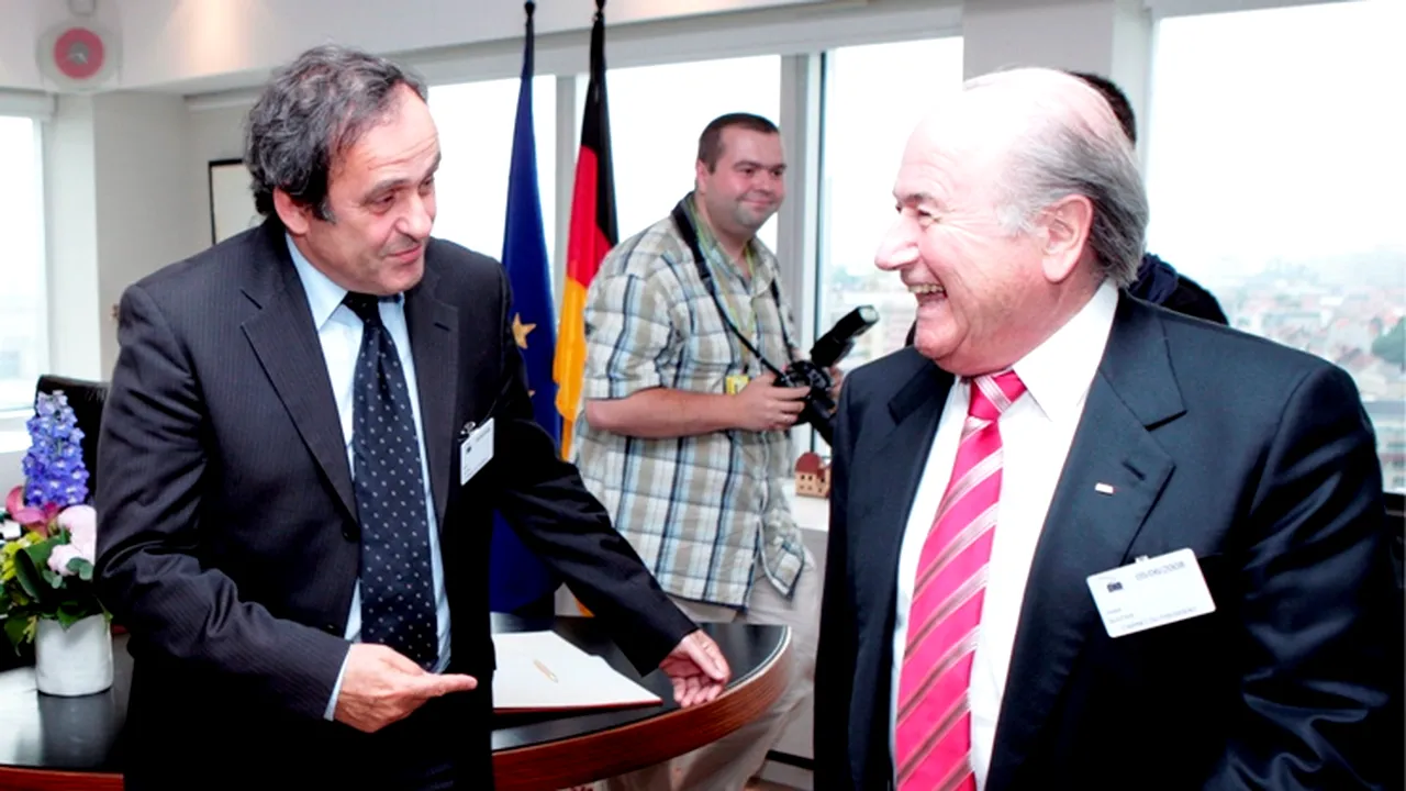 Platini și Blatter, la Cupa Prieteniei
