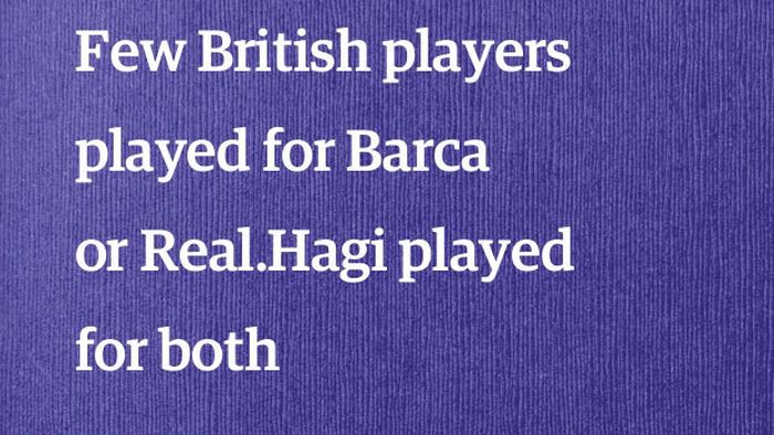 ÎnScriem pentru România!** "Puțini jucători britanici au jucat pentru BarÃ§a sau Real! Hagi a făcut-o pentru ambele!"  Cele mai tari mesaje ale zilei: