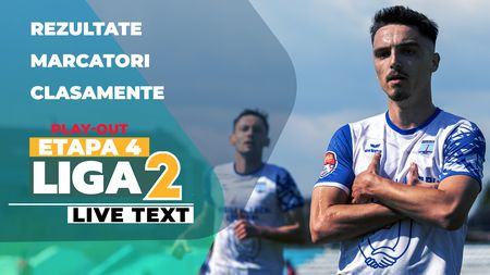 Liga 2, etapa 4, play-out | Chindia se face de râs cu ultima clasată, Focșaniul nu pierde cu FC Bihor. Corvinul a spulberat Metalul, iar FCU Craiova s-a impus lejer cu Ungheniul