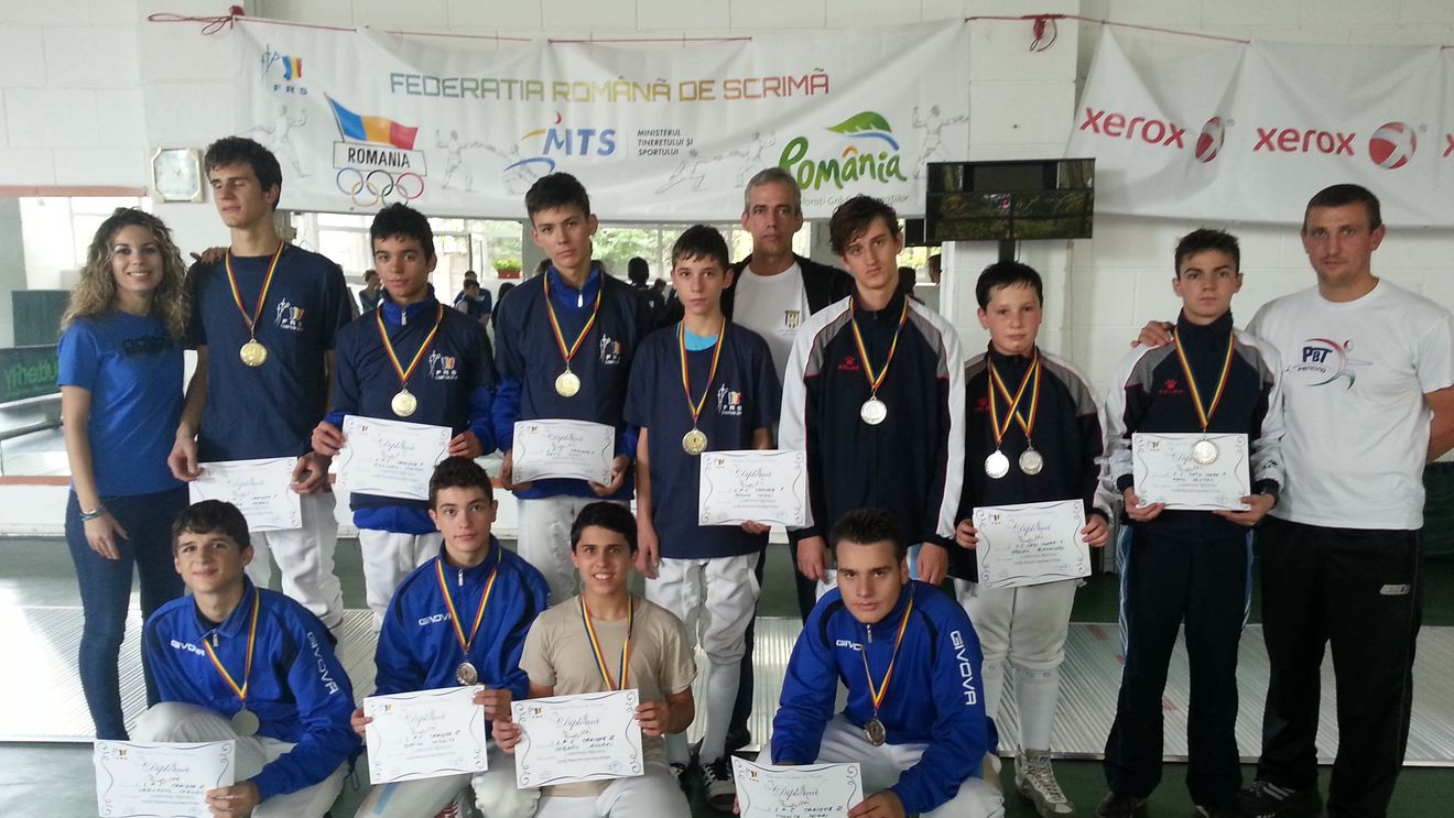 Oltenii-s la putere la Naționalele de spadă speranțe