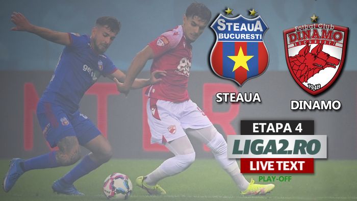 ”Dubla” lui Chipirliu readuce Steaua în fruntea Ligii 2! Dinamo, învinsă în Ghencea în urma unor gafe de amatori