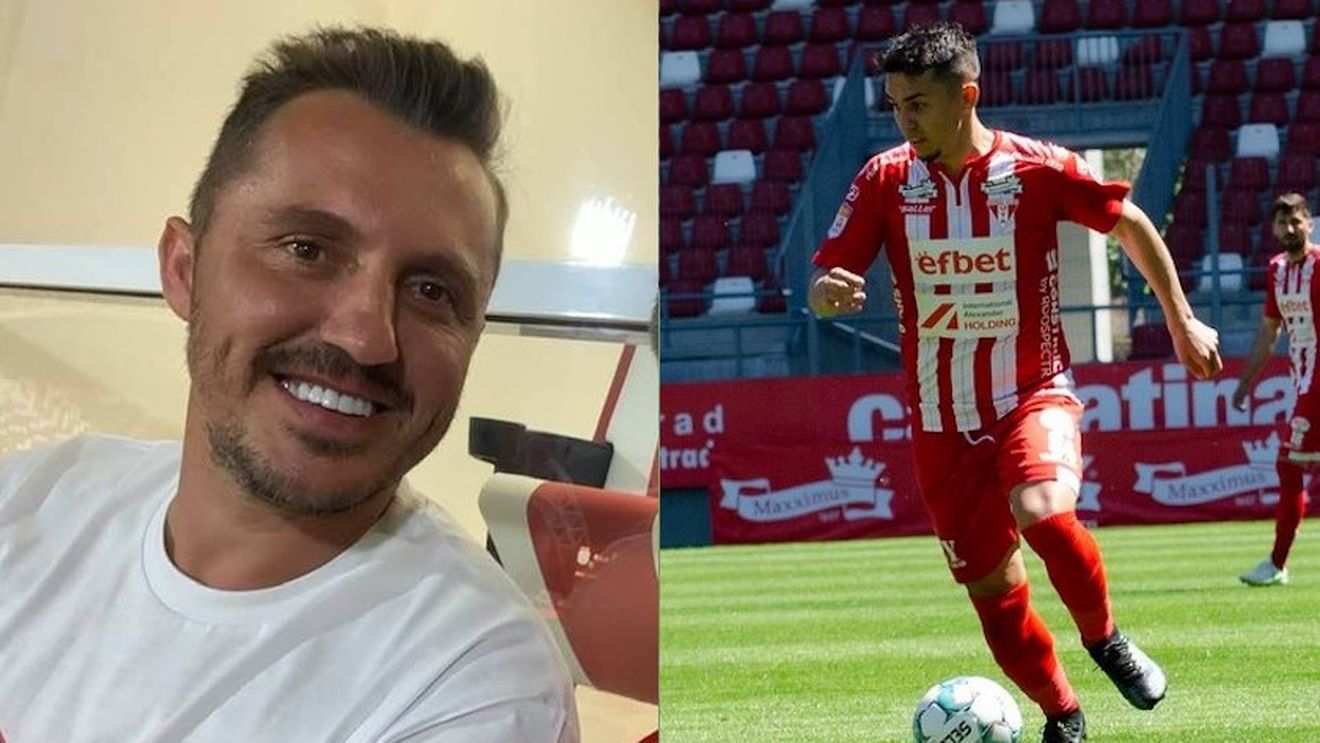 Agentul Bogdan Apostu și jucătorul Denis Rusu, la un pas de bătaie la meciul UTA - CFR! Gestul care a încins spiritele la tribuna oficială a stadionului din Arad