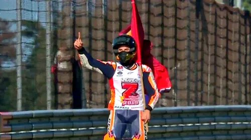 Marc Marquez, campion mondial MotoGP! Spaniolul intră în istorie cu al 7-lea titlu, în compania unor piloți precum Agostini, Rossi și Doohan