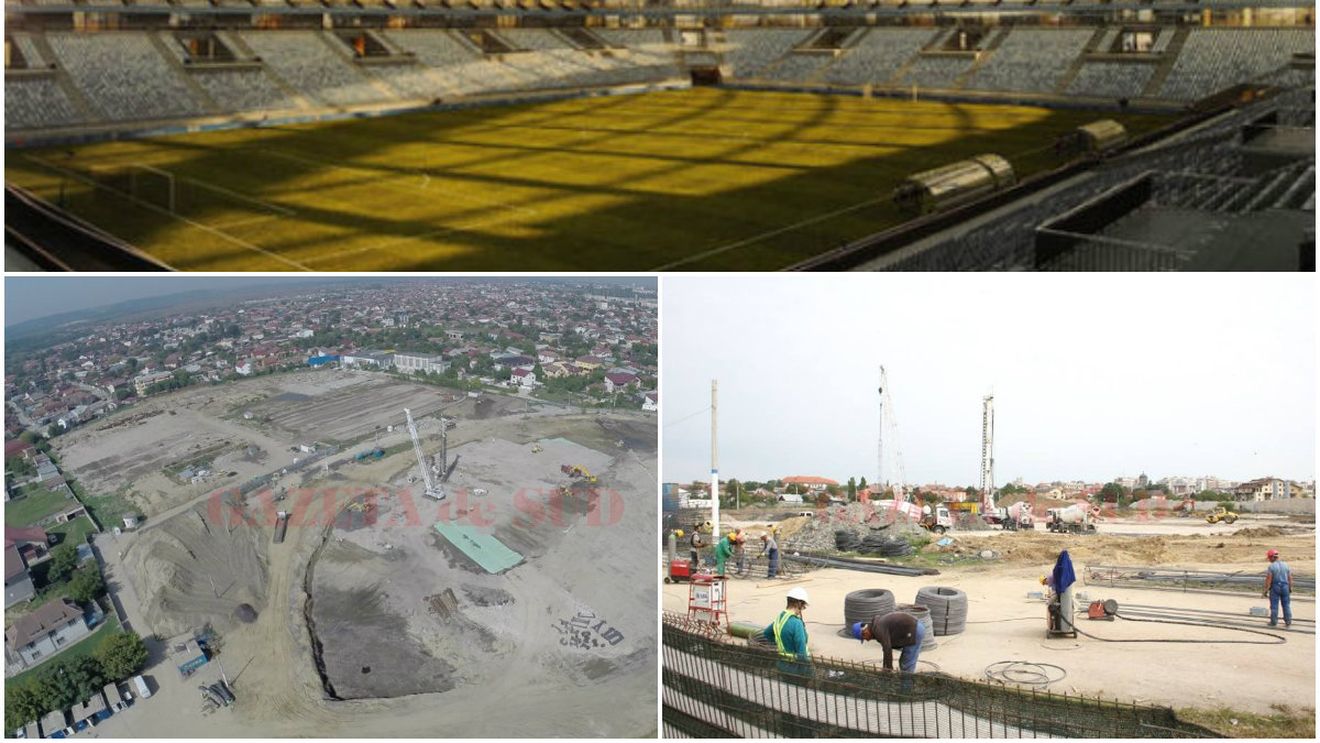 SPECIAL | Stadiul lucrărilor și cum arată șantierul super arenei de 55 de milioane de euro care se ridică la Craiova. FOTO