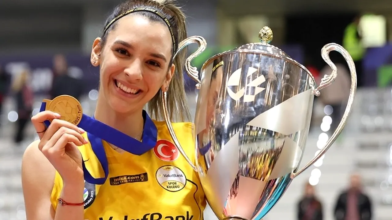 Alexia Căruțașu a luat Liga Campionilor la volei feminin cu Vakif Istanbul! „Am puține legături cu România, tata vine la Istanbul cu multe bunătăți. Mâncarea noastră rămâne cea mai bună