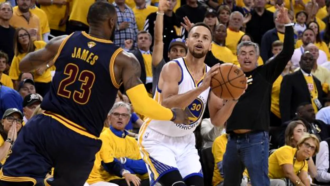 Start în finala NBA! Golden State a câștigat clar primul meci cu Cleveland, 113-91, după o prestație superbă a lui Kevin Durant. Programul complet al seriei care va decide campioana