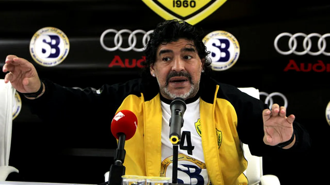 Maradona vrea să revină la Napoli cu orice preț! :) Spune că-i va cere Italiei 50 de mil. de euro, ca să se poată întoarce în 