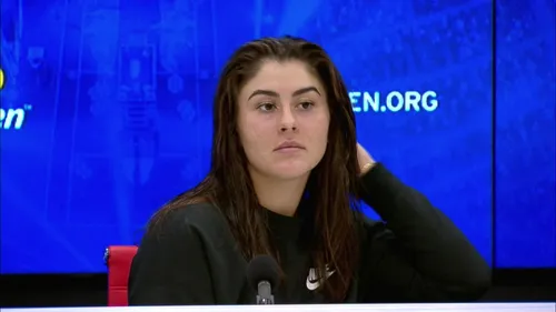 Bianca Andreescu, enervată de o întrebare a unui reporter: „Și Simona Halep a făcut la fel!