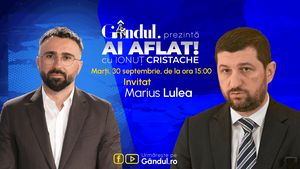 „Ai Aflat! cu Ionuț Cristache” începe marți, 30 septembrie, de la ora 15.00, live pe Gândul. Invitat: Marius Lulea