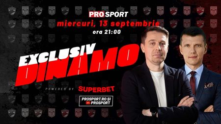 Cel mai nou acționar de la SC Dinamo 1948 SA, în platou cu Cătălin Mureșanu miercuri, 13 septembrie, de la ora 21.00                   