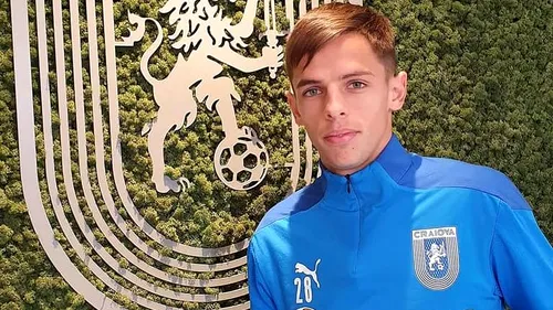 Universitatea Craiova și-a prezentat oficial ultima achiziție! Prima reacție a lui Alex Cîmpanu și povestea emoționantă a tânărului fotbalist