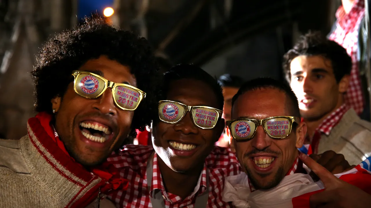SUPER PARTY în Munchen, pentru Bayern! FOTO Cum au sărbătorit bavarezii titlul 23 din istoria clubului