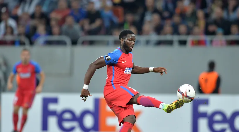 Muniru, fericit după ce a adus primul punct Stelei în Europa League: 