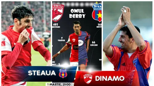 Dănciulescu este „Omul-Derby”. Fostul atacant are cele mai multe goluri în duelurile Steaua – Dinamo