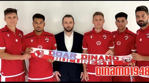 Dinamo a prezentat oficial 5 fotbaliști, cu două zile înaintea debutului în Liga a 2-a! Un fost jucător de la FCSB a semnat cu echipa antrenată de Ovidiu Burcă