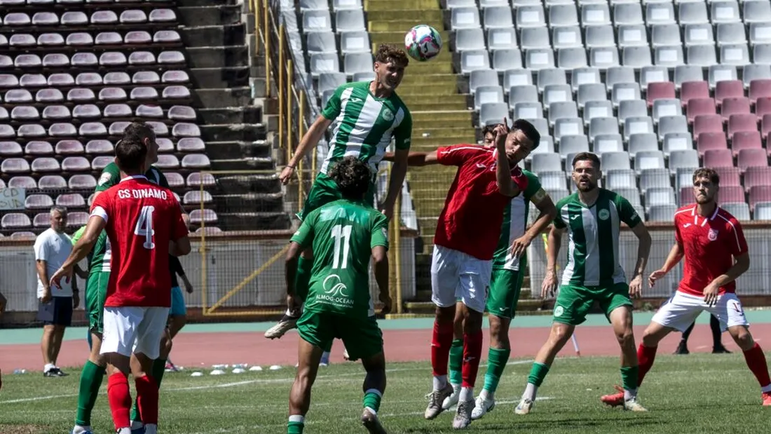Amical spectaculos, cu multe goluri între CS Dinamo și Concordia Chiajna. Partida a avut loc în ”Ștefan cel Mare”