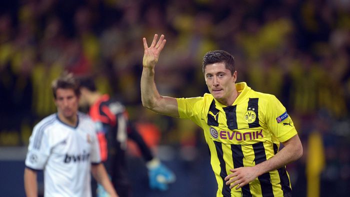 Borussia  - Real 4-1, Germania - Spania 8-1!** LEW4NDOWSK1 scrie istorie: marchează de PATRU ori în poarta Realului