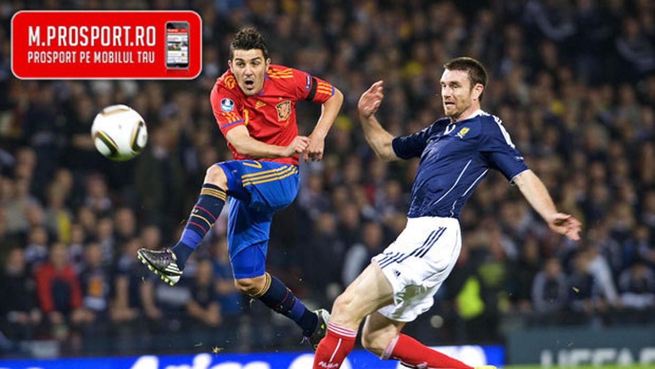 VIDEO** David Villa a egalat recordul lui Raul! Golul 44 în minutul 44!