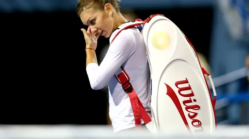 Simona Halep, învinsă de Ana Ivanovic în optimile de finală din Dubai! Campioana en-titre dezamăgește, dar primește o veste bună: rămâne în Top 4 WTA