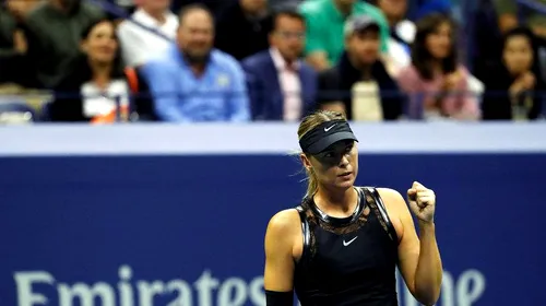 Wozniacki a lovit prima, Șarapova  a răspuns. Rusoaica și-a pus la punct rivala în câteva cuvinte, după calificarea în a a cincea „optime” a carierei la US Open