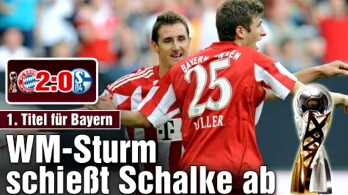 VIDEO** Bayern l-a lăsat pe Raul fără primul titlu cu Schalke: Muller și Klose au câștigat Supercupa