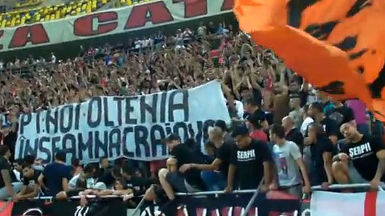 VIDEO Mesajul care a lăsat în urmă anii de rivalitate!** Motivul pentru care milioane de olteni au urmărit pentru prima oară cu plăcere un meci al lui Dinamo