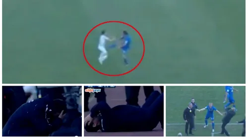 VIDEO: Spectacol de teatru în Cipru! Doi antrenori au căzut la prima adiere, la Omonia - Anorthosis! Una dintre faze a fost declanșată de intrare de K1 a lui Alexa