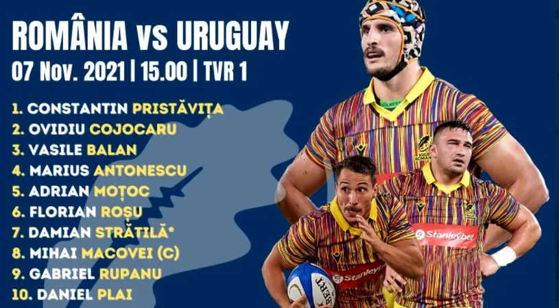 România-Uruguay la Verona (duminică, ora 15.00) | Știm deja primul XV! Andy Robinson: „Ei sunt calificați la Cupa Mondială și asta ne motivează