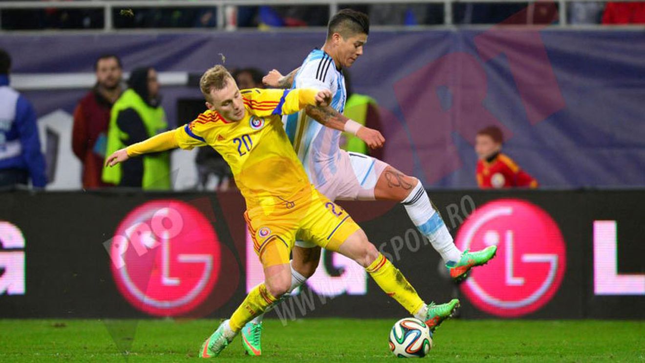 Alex Maxim a marcat contra Argentinei, dar arbitrul i-a anulat golul: "Îmi pare rău că nu a fost validat. Oricum, este un rezultat pozitiv"