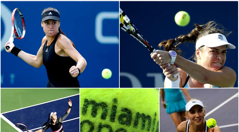 Miami: dublă eliminare în primul tur pentru tricolore. Dulgheru, dominată de Vesnina. Sorana Cîrstea, înfrângere cu seturi la indigo, cedate pe serviciu după o revenire parțială