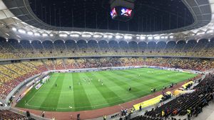 FOTO | Continuă campania "Nimeni la stadion". FCSB și Juventus joacă între patru ochi. Asistență extrem de redusă pe Arena Națională