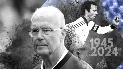 Tragedie uriașă în fotbalul mondial: a murit legendarul Franz Beckenbauer