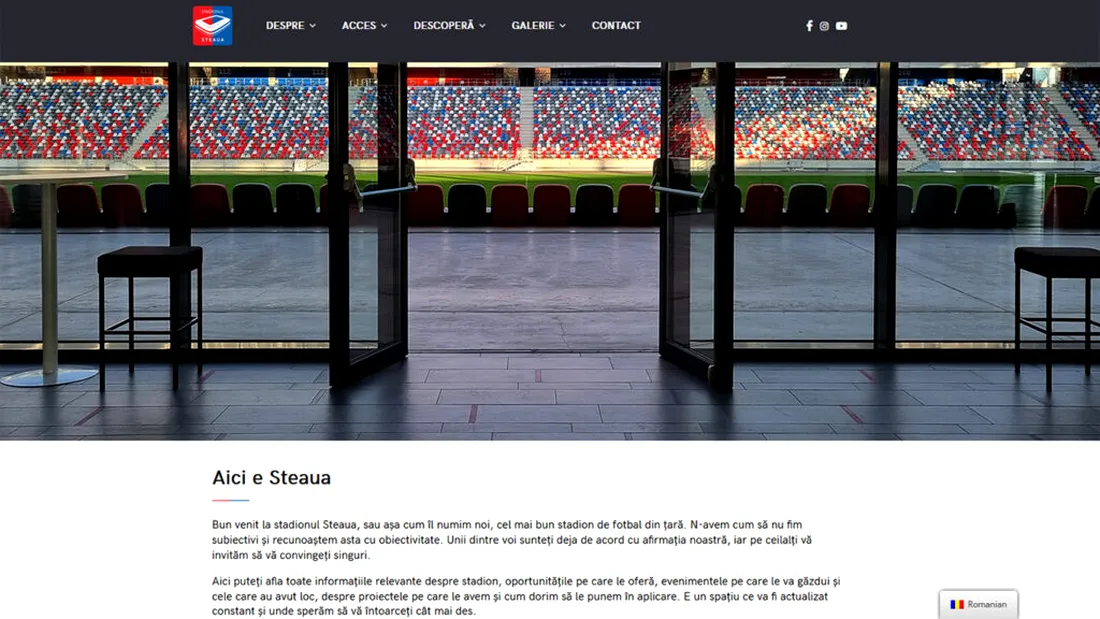 Steaua a lansat un site dedicat exclusiv stadionului care îi poartă numele. Scopul acestuia și motivul pentru care cei care n-au fost pe noua arenă din Ghencea sunt atrași să se convingă singuri