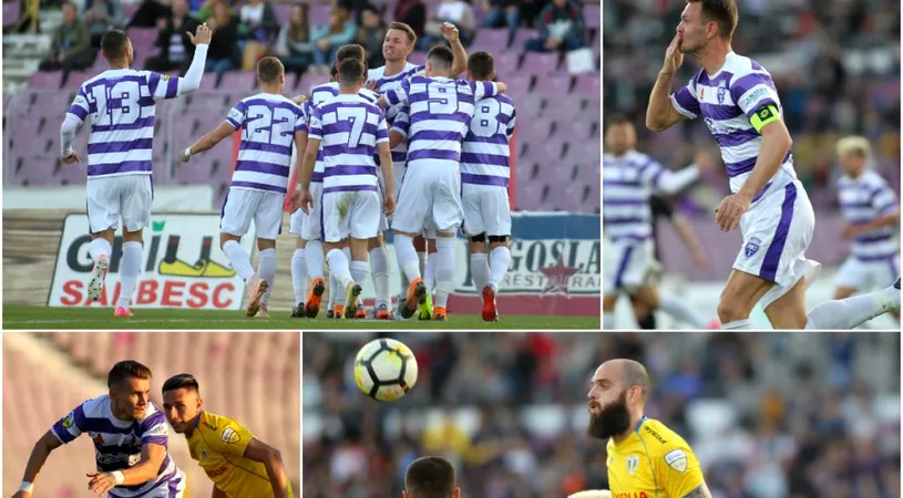 Petrolul, făcută KO la Timișoara!** ASU Politehnica a învins echipa ploieșteană la scor de neprezentare