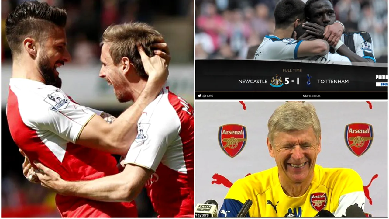 Final incredibil în Premier League: Tottenham pierde locul 2 după ce a fost UMILITĂ‚ de Newcastle, cu 3 goluri primite în superioritate! Arsenal, vicecampioană! City merge în Champions League