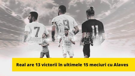 Restanță La Liga: Real - Alaves! Un pariu nebun, care n-ar trebui neglijat!